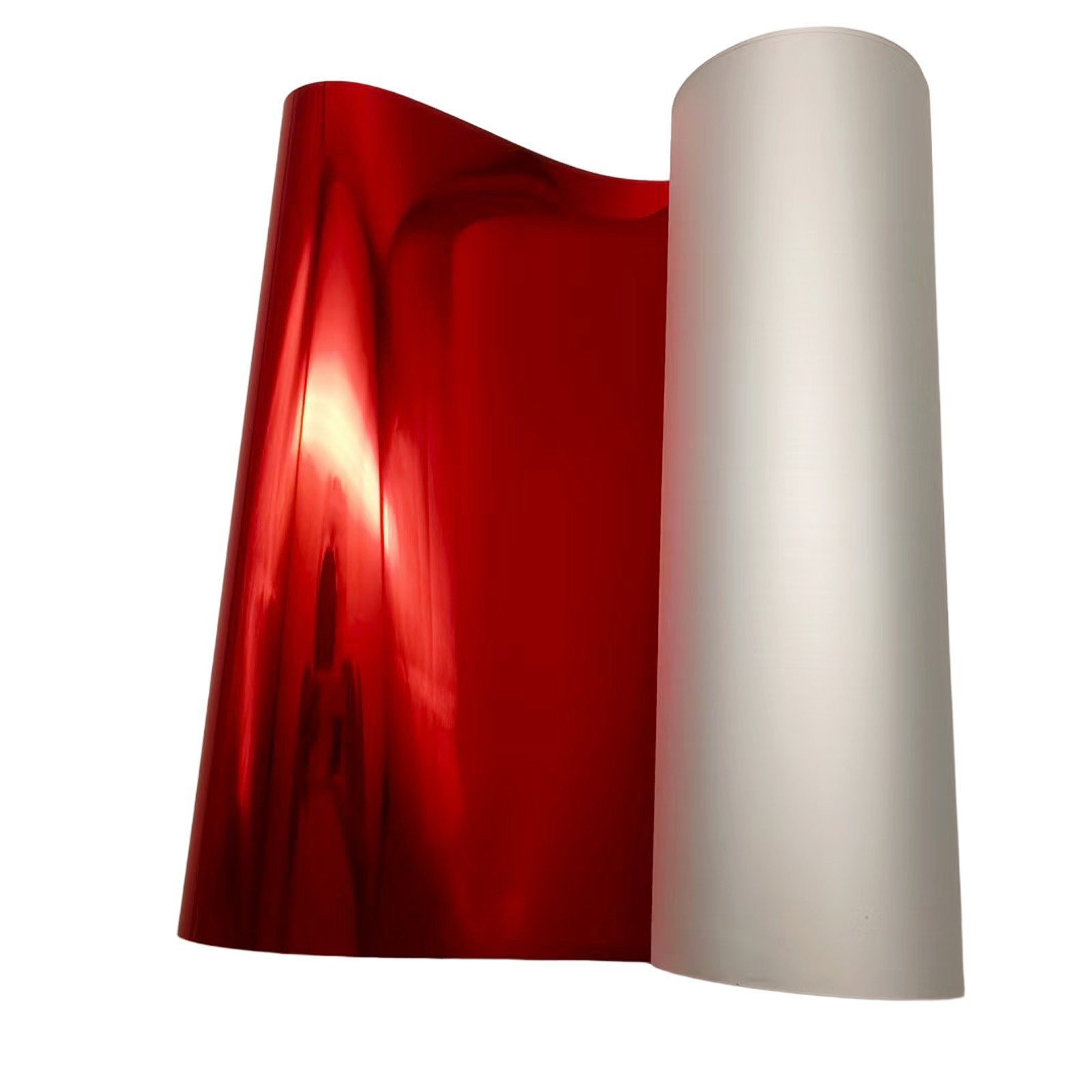 13in x 32.8ft DTF Metallic Film Roll Cherry Red Cold Peel DTF Film