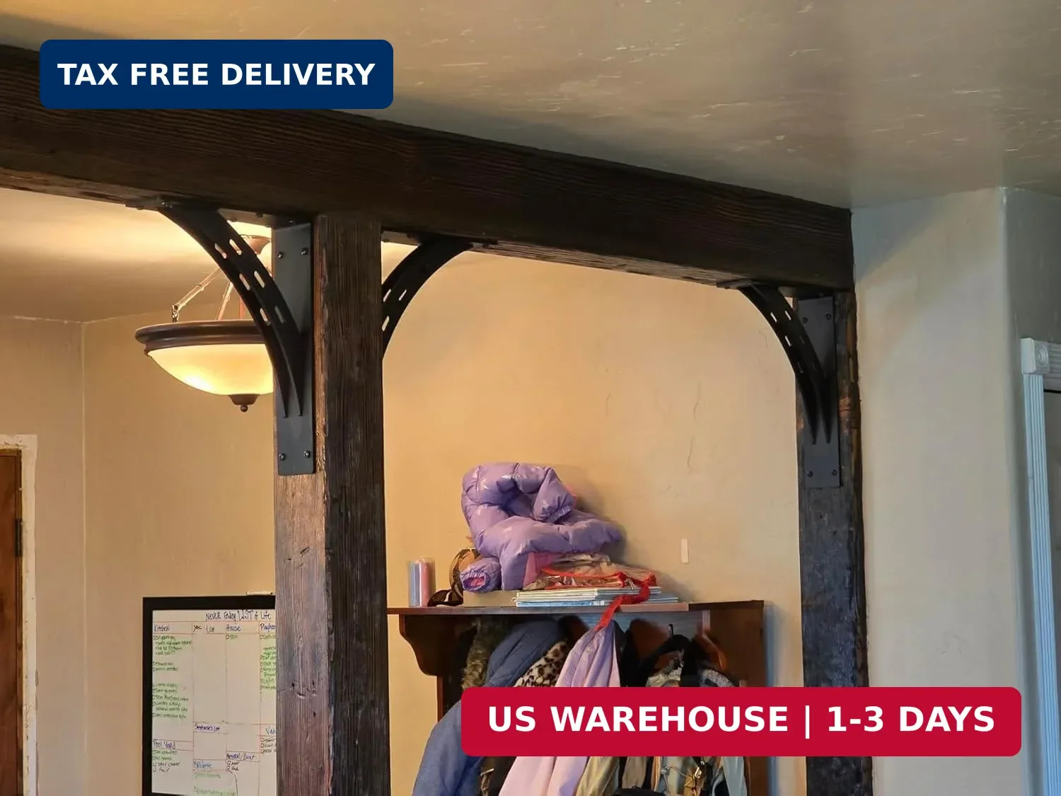 Heavy Duty Shelf Brackets (Set of 2) – 16″ x 12″ Max Load 1100 Lbs – Premium All