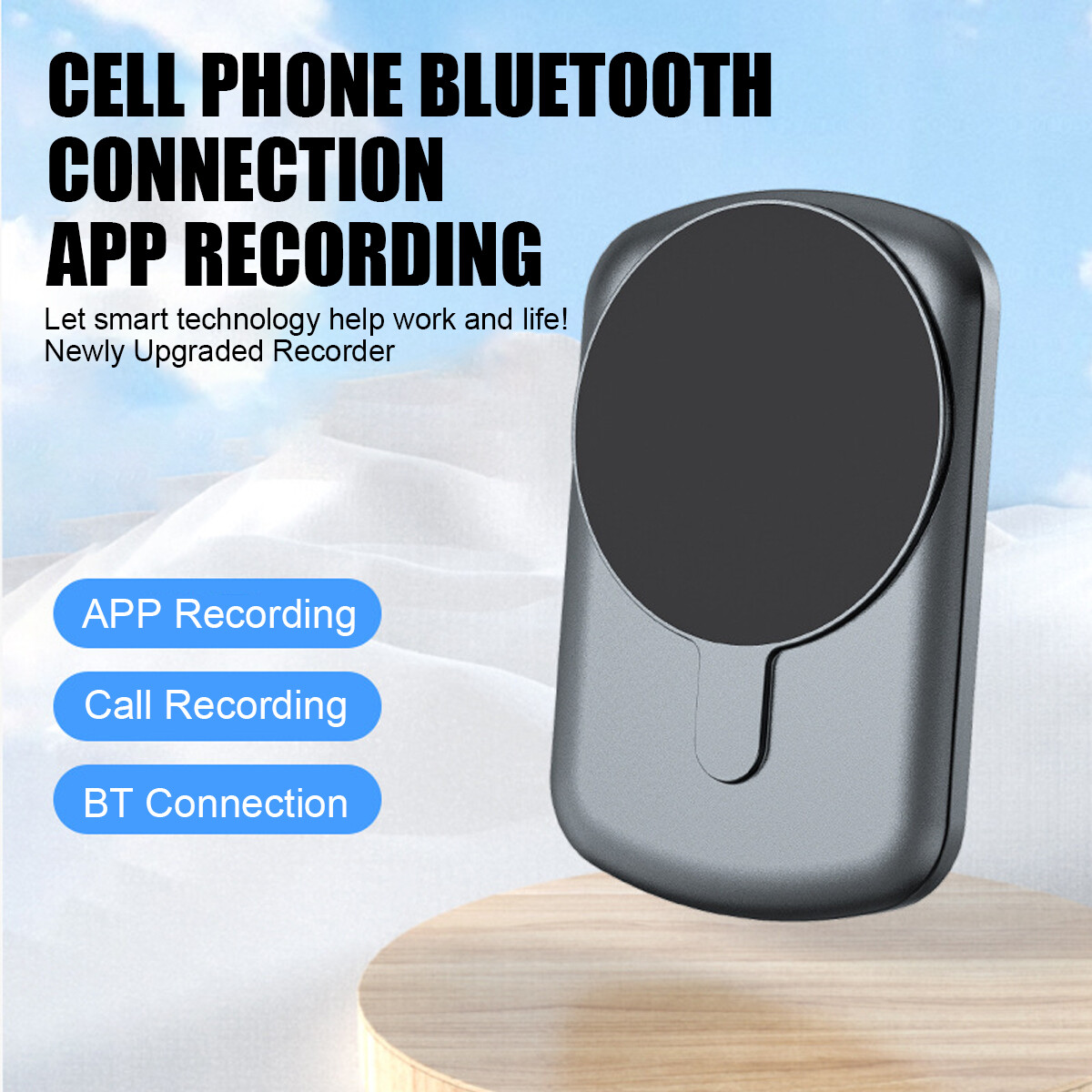 ChatGPT-4 AI Powered Phone Call Recording Voice Recorder APP Control Audio 128GB