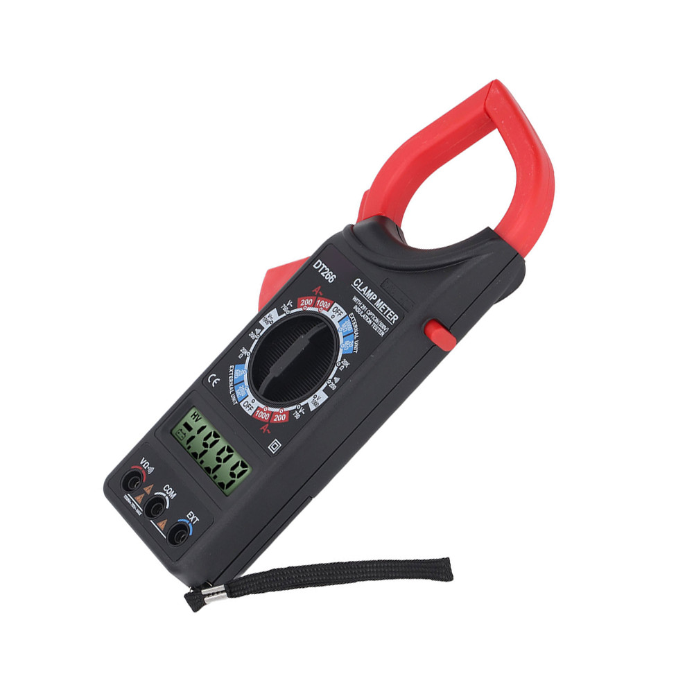 DT266 Digital Clamp Meter with Wide Range AC 0 1000A DC 0 1000V Measurement