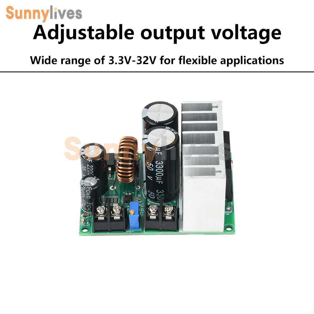 AC 5-25V/DC 8-38V To DC 3.3-32V Buck Power Module Adjustable Voltage Regulator