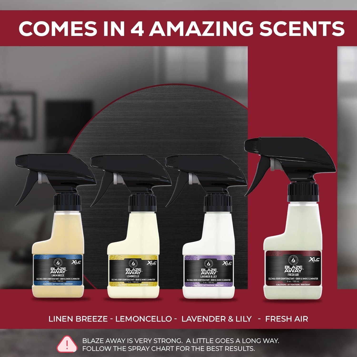 Blaze Away Commercial Air Freshener & Odor Eliminator for Strong Odor – Indus…