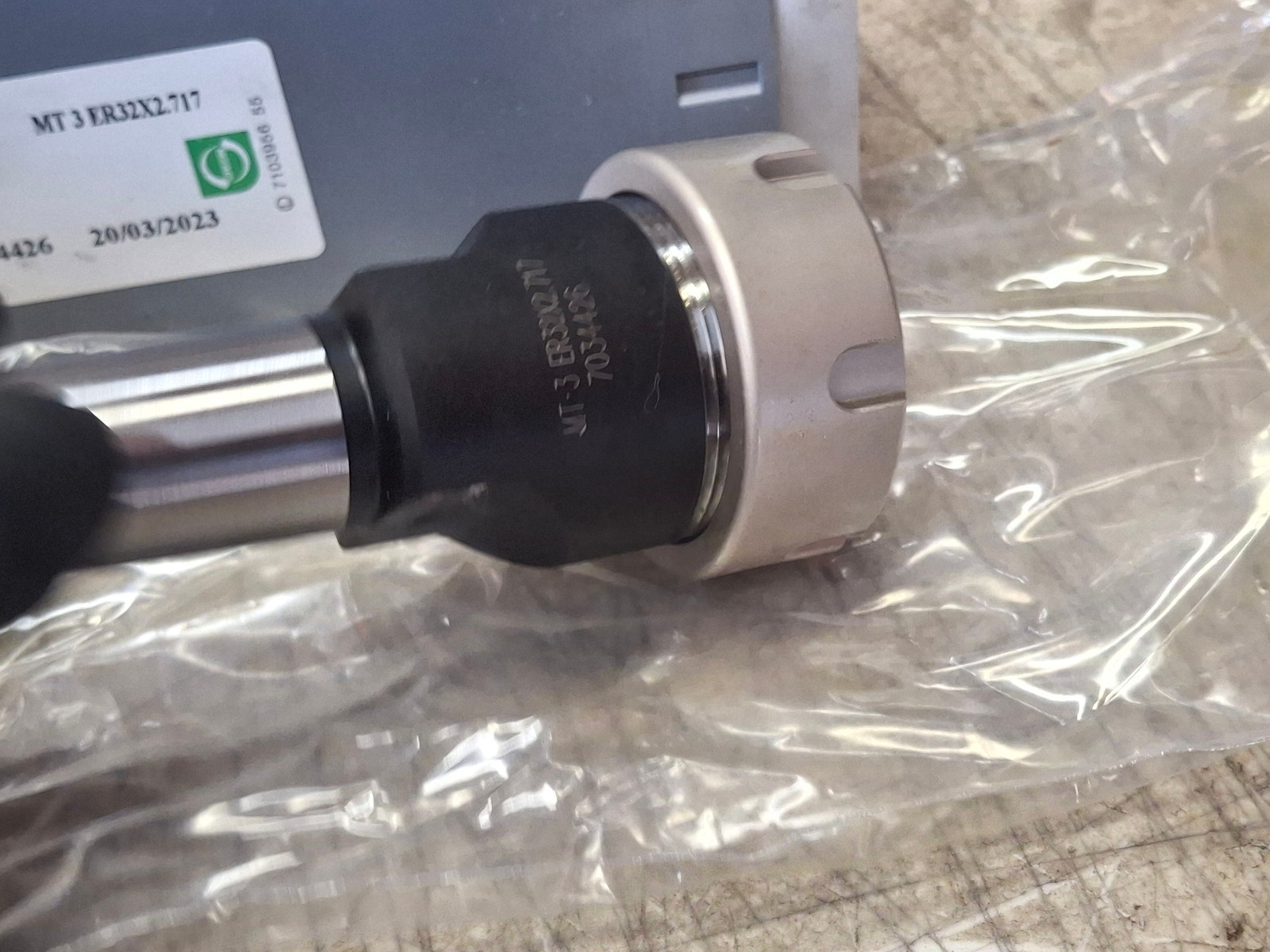 Iscar 4501813 ER32 Collet Chuck Holder MT 3 ER32X2.717 Made in Israel