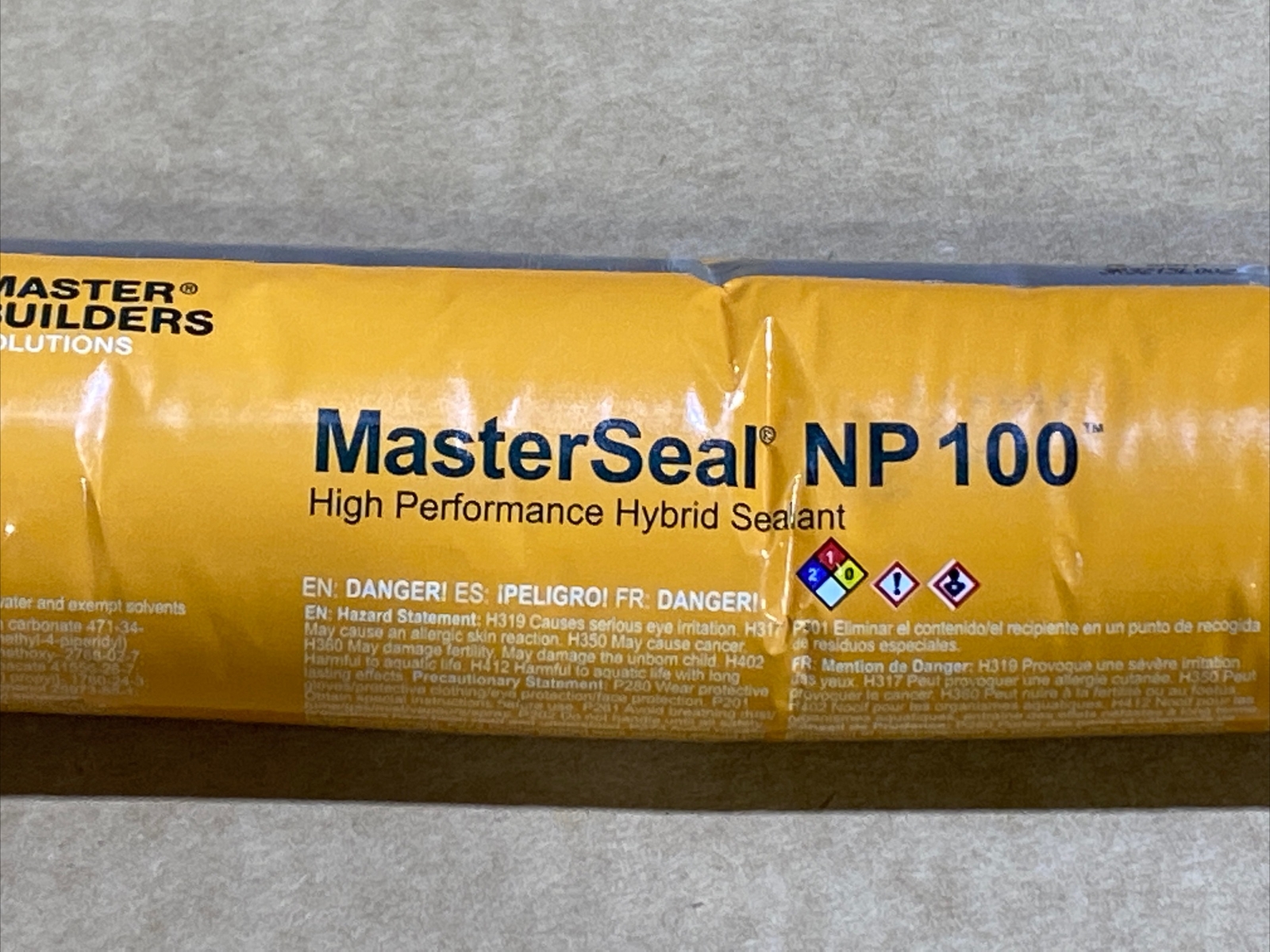 MASTER SEAL NP 100 Gray 20oz SAUSAGE Hybrid Sealant New