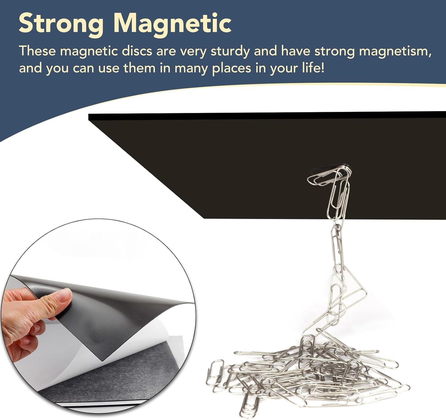 Adhesive Magnetic Sheets 30-Pack, 8×10 Inches – Ideal for Crafts & Decoration