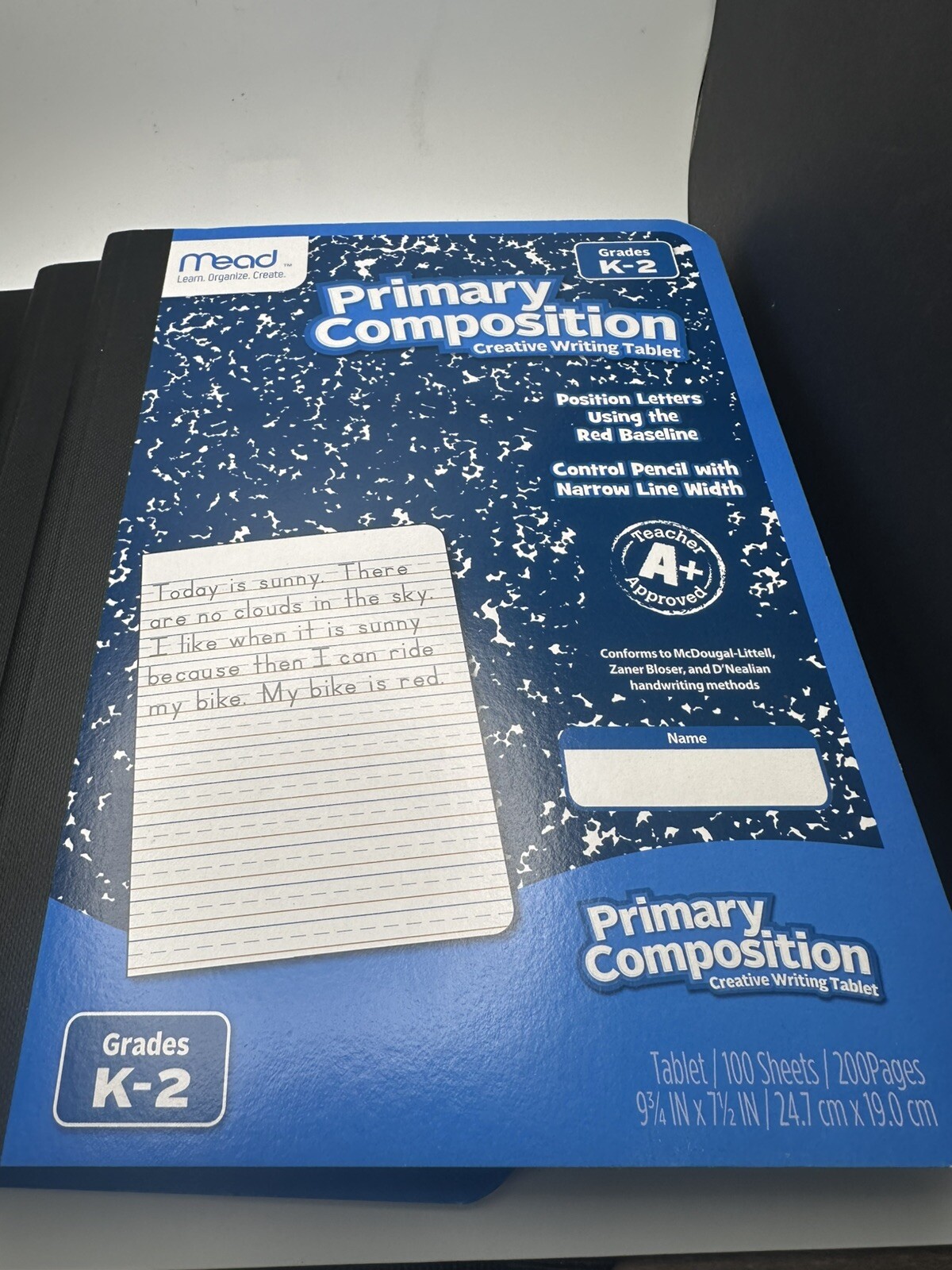 Pack Of 4 Mead Primary Journal Composition 100 Sht 7.5″x9.8″ AST 09554