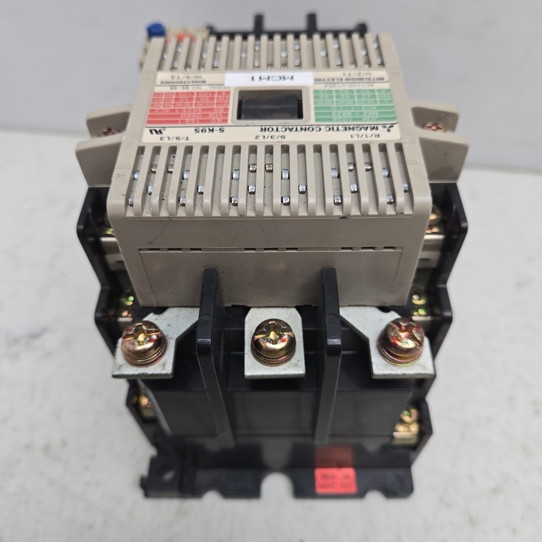 Mitsubishi S-K95 Magnetic Contactor 3 Pole w/ TH-K60TAKP Overload Relay 54-80A