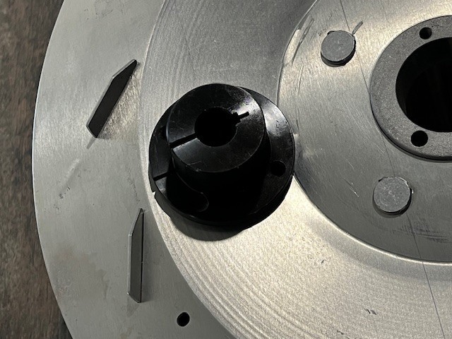Greenheck Fan Replacement Wheel Assembly #877376 with New Tapered Bushing 64014B