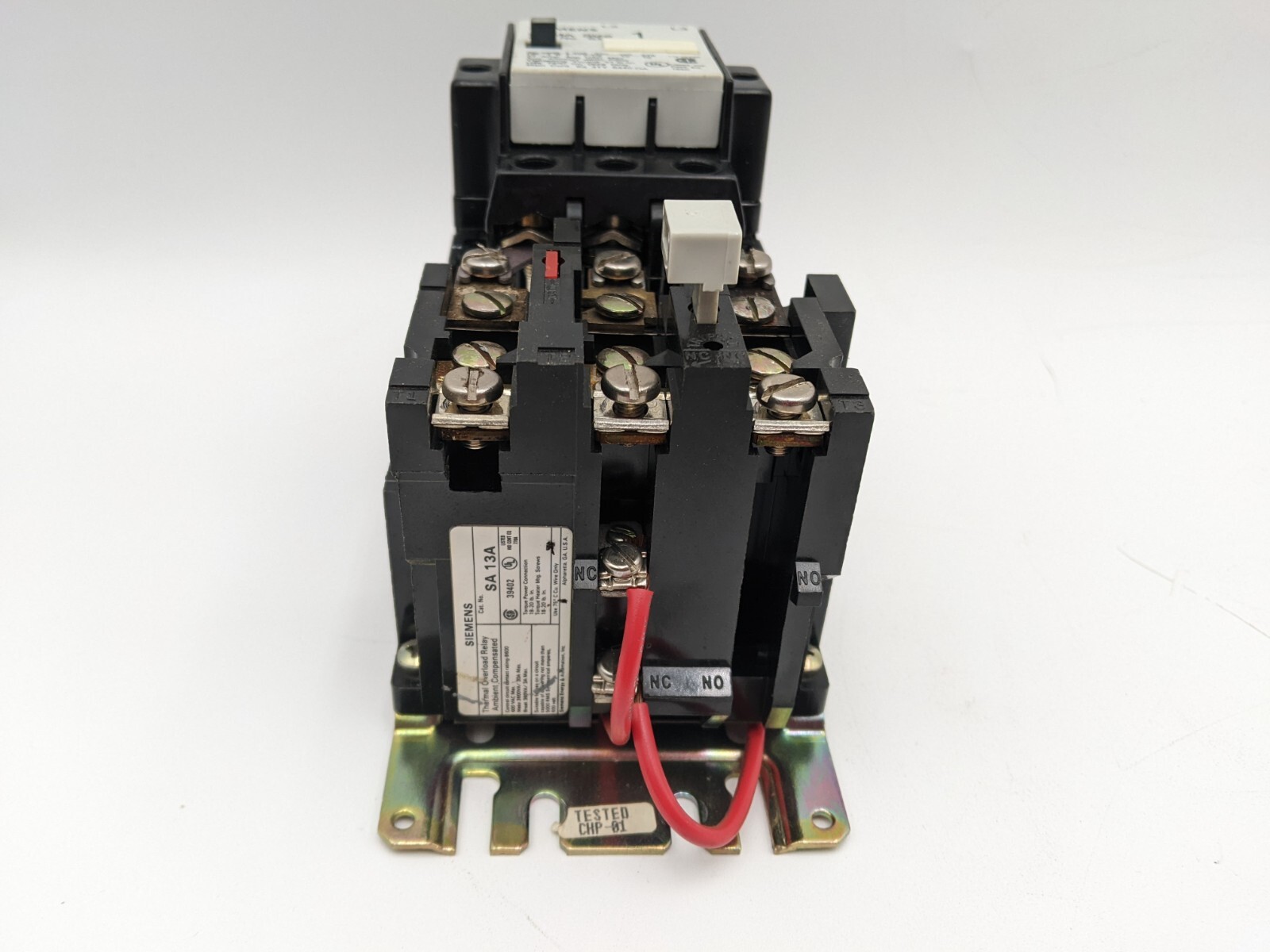 Siemens SXL CO NEMA Size-1 600 VAC 27 AMP 10 HP 3-PH 220/240 Volt Coil Starter