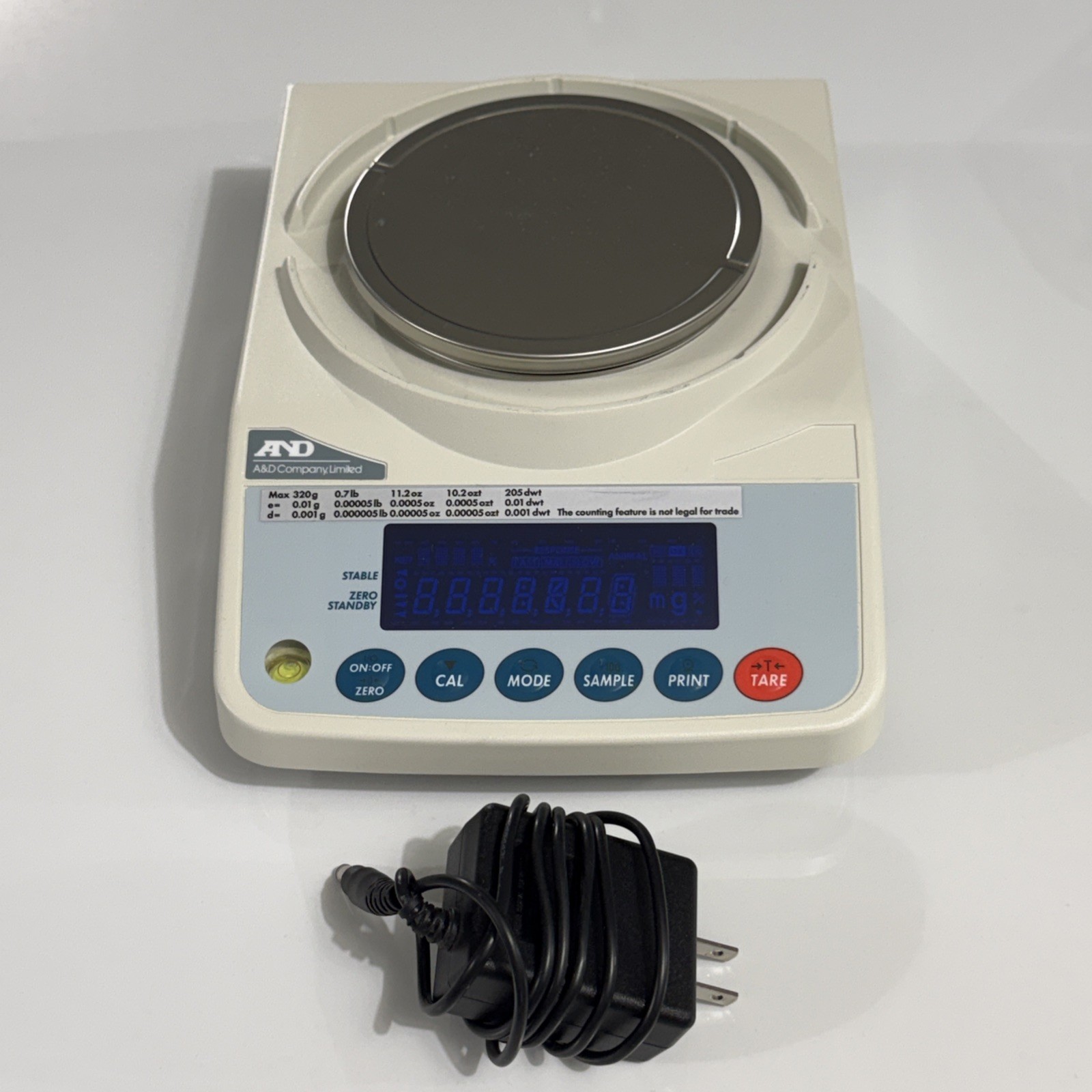 A&D FX-300iN Top Loading Laboratory Balance Medical Biological Labs NTEP Scale