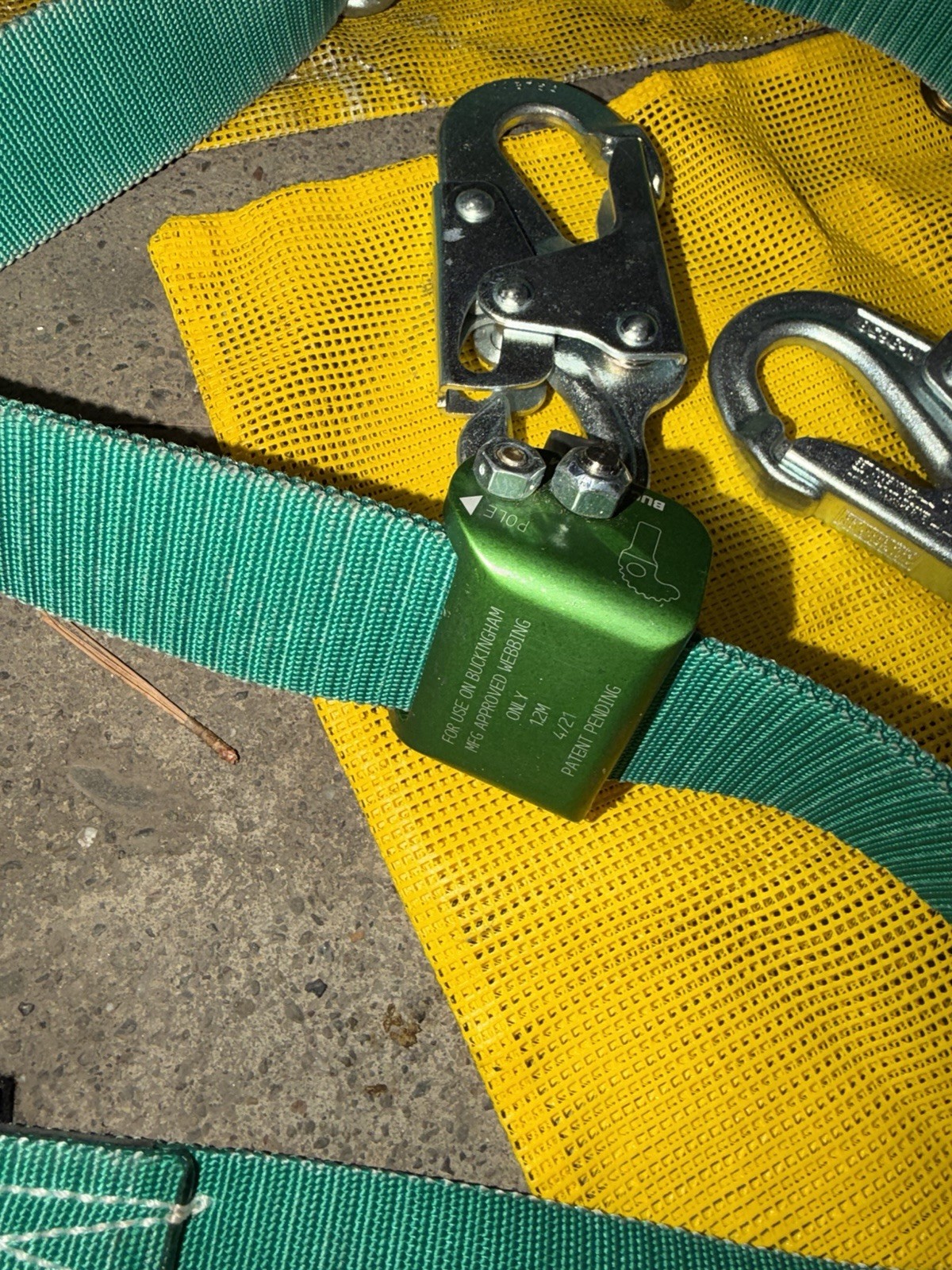 Buckingham 490DWDS Adjustable Positioning Lanyard with Rope Grab & Snaps