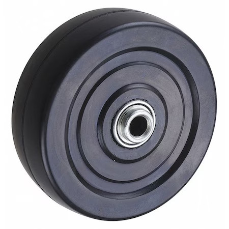 Zoro Select 26Y410 Caster Wheel, 4 In., 200 Lb, Roller Bearing, 26Y410