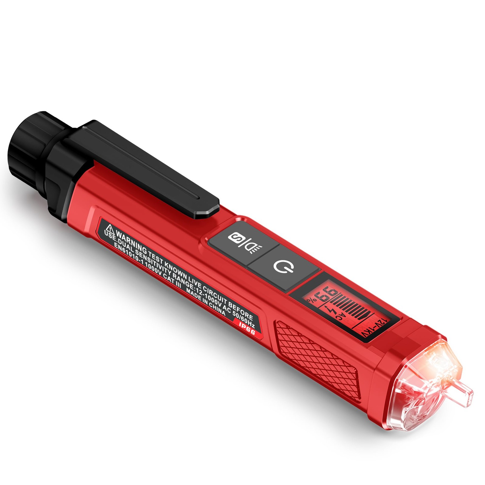 KAIWEETS Voltage Tester/Non-Contact Voltage Tester with Signal Percentage, Du…