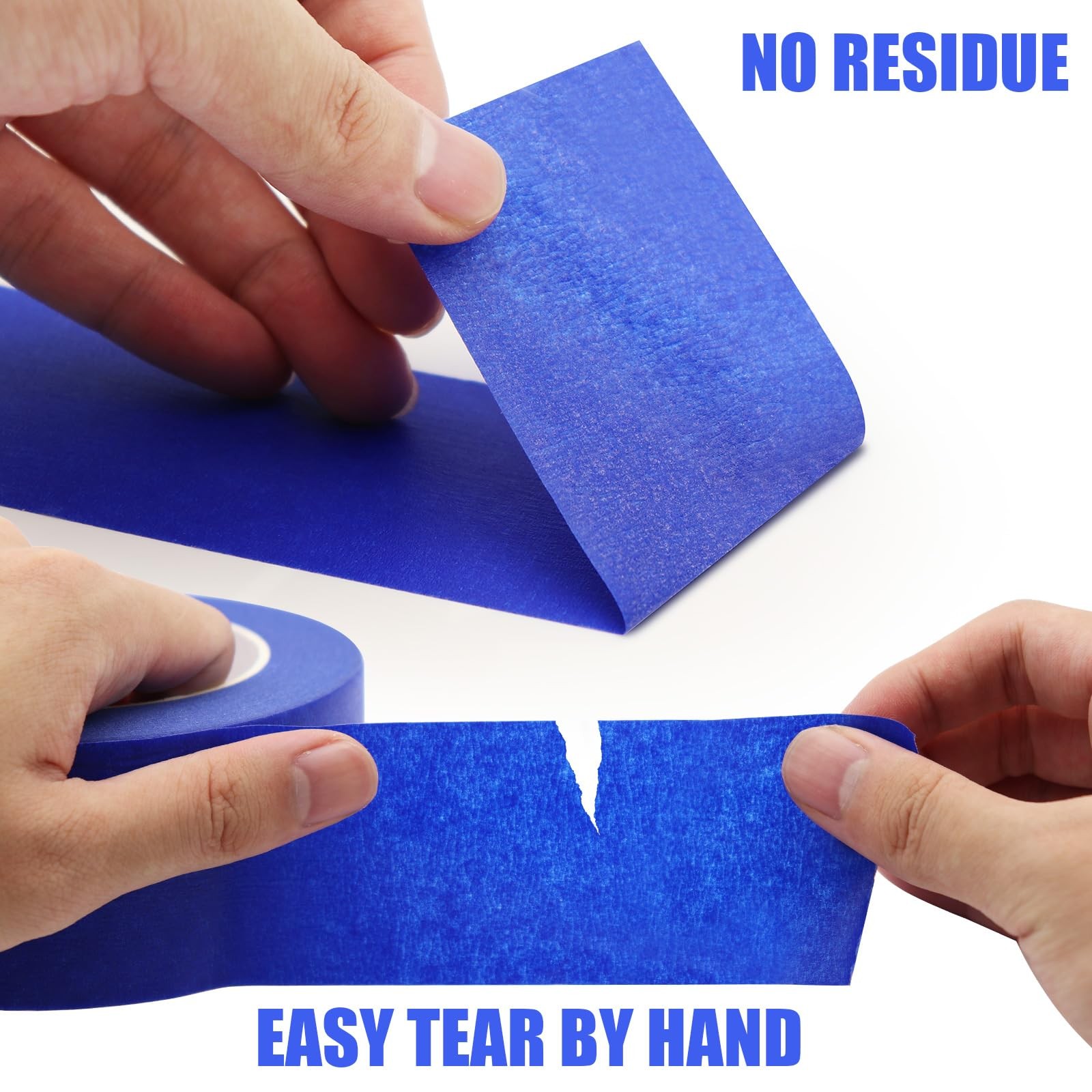3 Inch Wide Masking Tape, Blue Painters 3 Inches x 55 Yards,