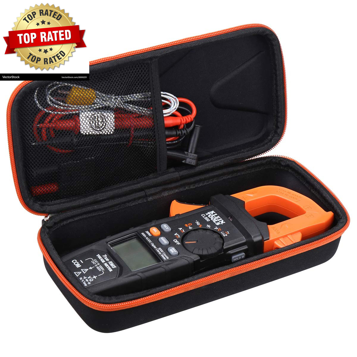 Case Compatible with Klein Tools CL800 CL810 CL700 CL600 Digital Clamp Meter