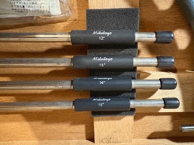 Mitutoyo No. 104-152 12-16″ Outside Micrometer 0.0001 JAPAN