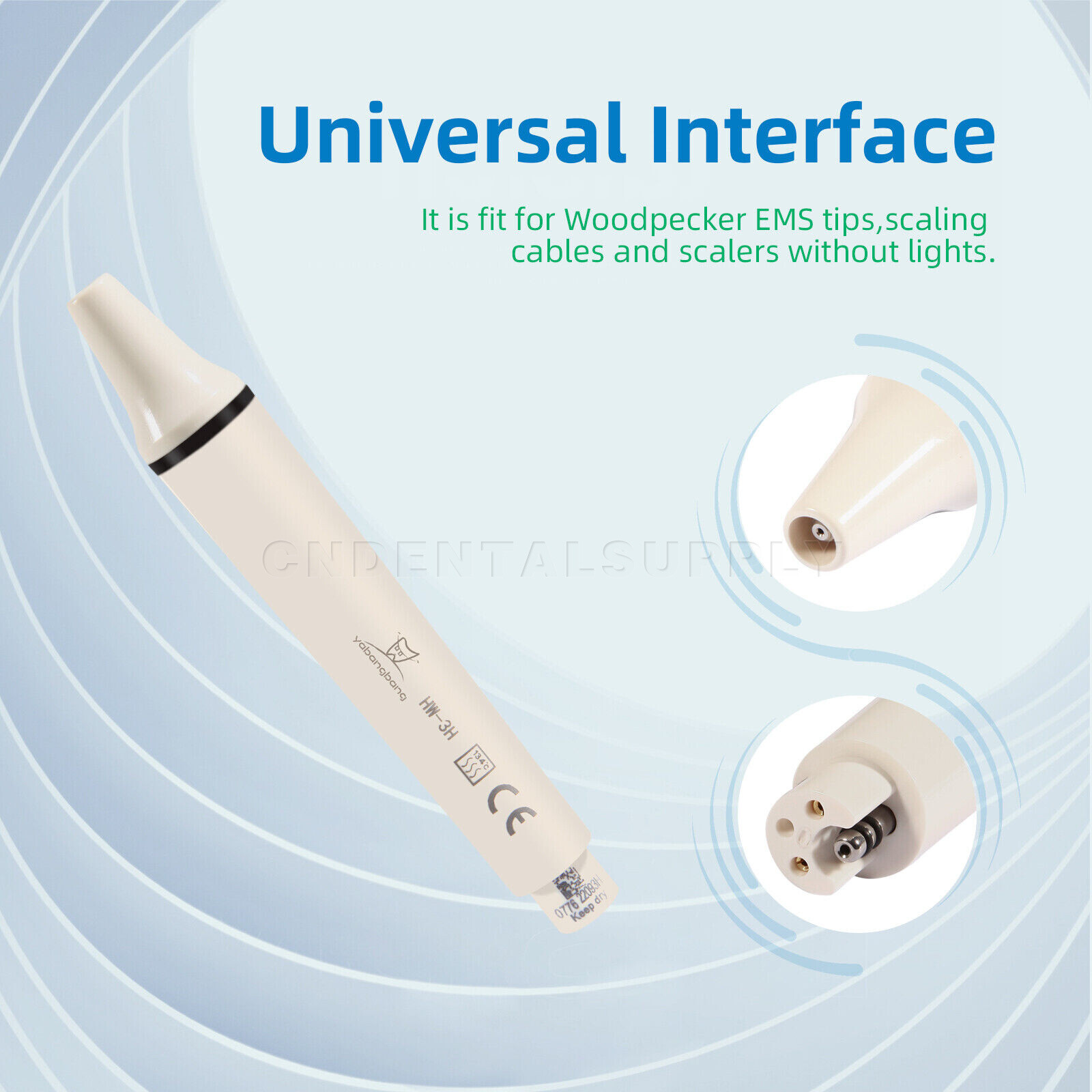 Dental Piezo Ultrasonic Scaler Handpiece fits EMS WOODPECKER Cavitron 135℃ HW-3H