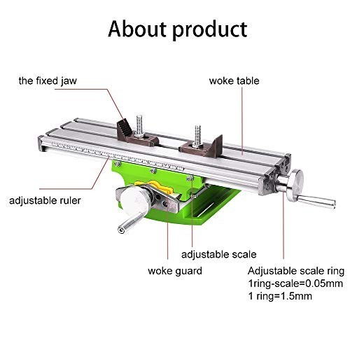 Compound Slide Table Milling Working Cross Table 330 95mm X-Y Adjustment 190mm