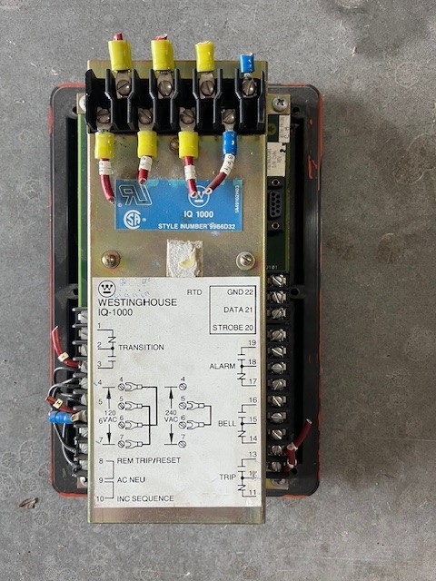 Westinghouse IQ-1000 Motor Protection Relay 9966D32 OVERLOAD MODULE 120-240 VAC