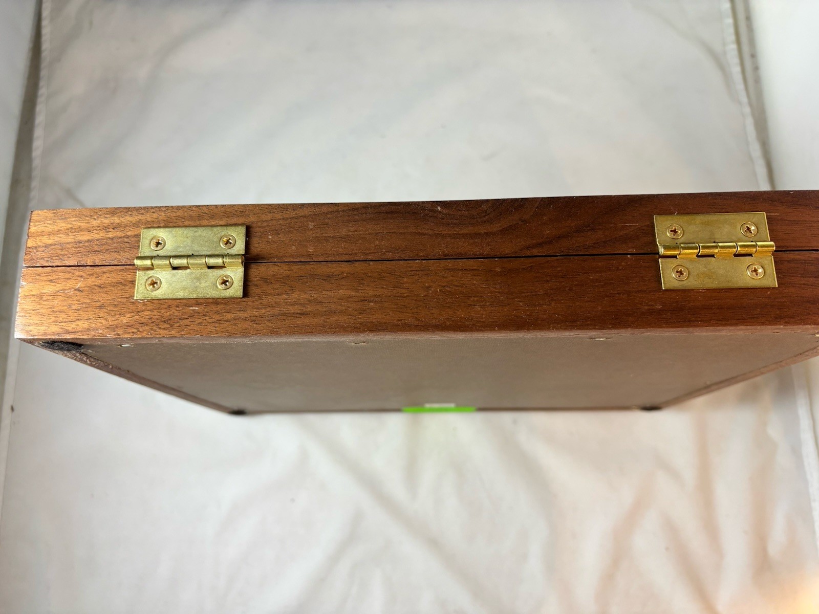 Walnut Wood showcase display case 9.5 X 12 X 2” ‘s Quality made, glass, Walnut