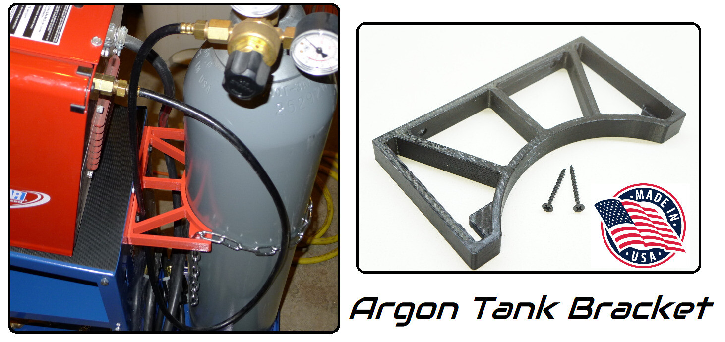 Heavy Duty Bracket Wall Mount for Argon Welding Cylinder Tank 40cf 80cf 125cf +