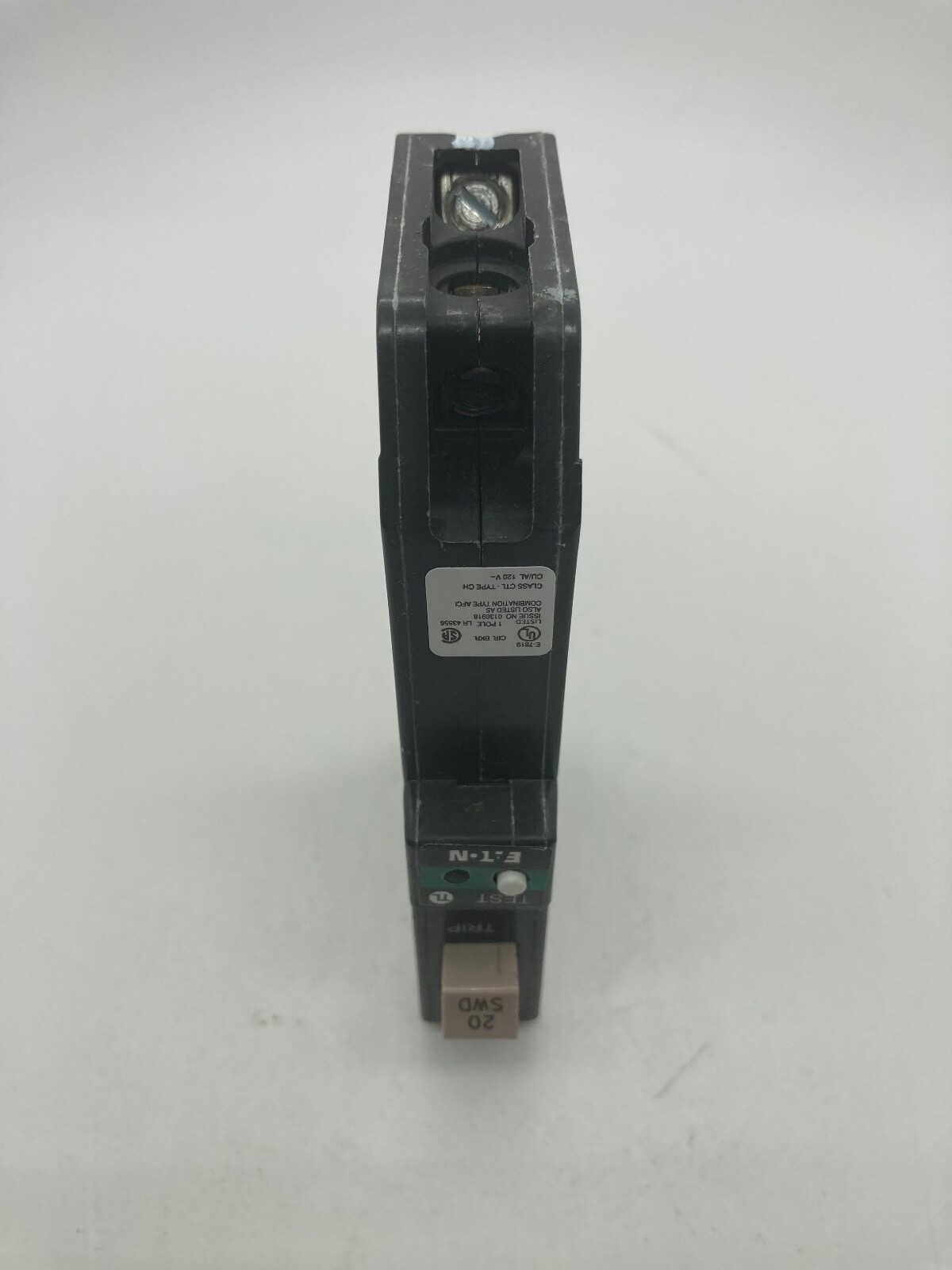 New Eaton CHFP120AF 20 Amp 1 Pole 120V Plug On Neutral Combination AFCI Breaker
