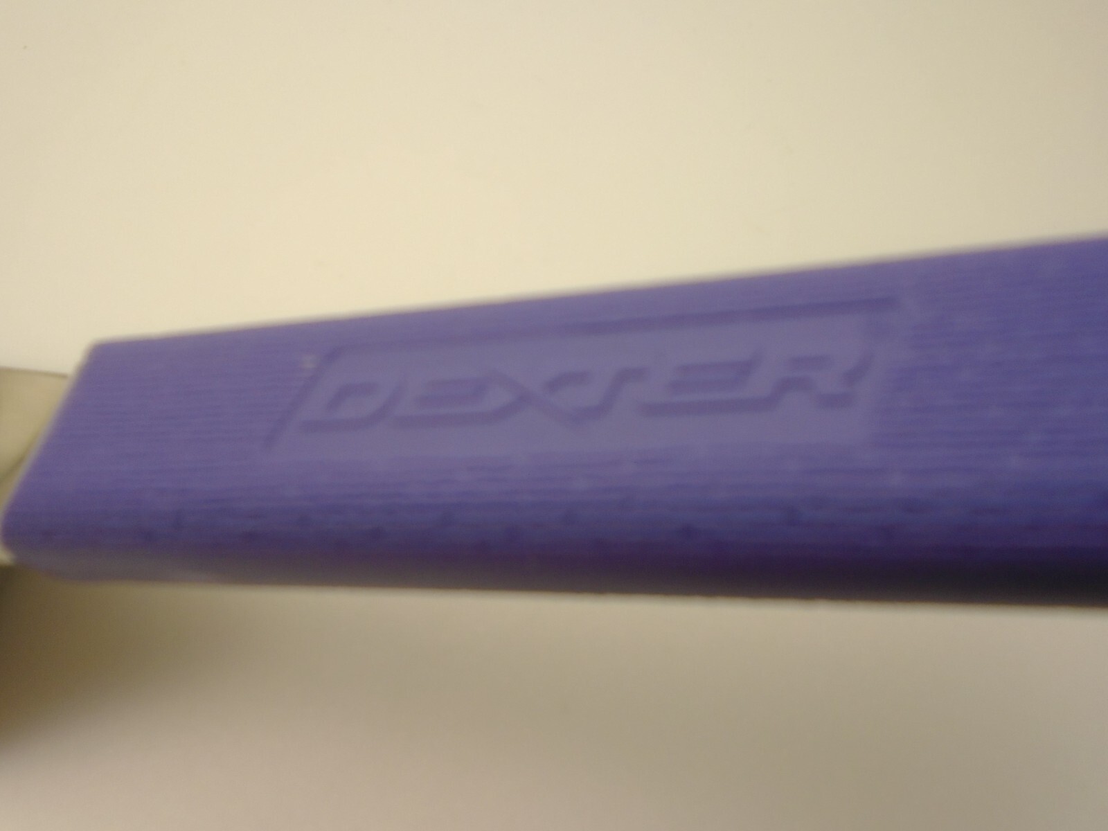 Dexter USA 8X3 Set (2) Spatula Turners Stainless Semi Flex Purple Handle S286-8