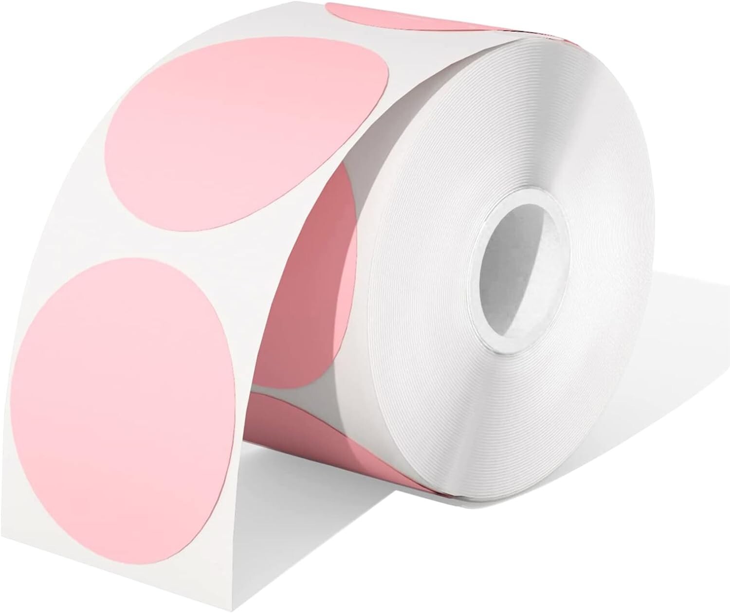 3″ Round Direct Thermal Labels Circle Sticker 750 Labels/Roll Self-Adhesive