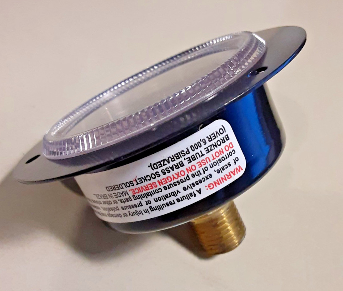 Flange Mount Pressure Gauge Ashcroft 2″ Flange Mount 0 – 160 PSI