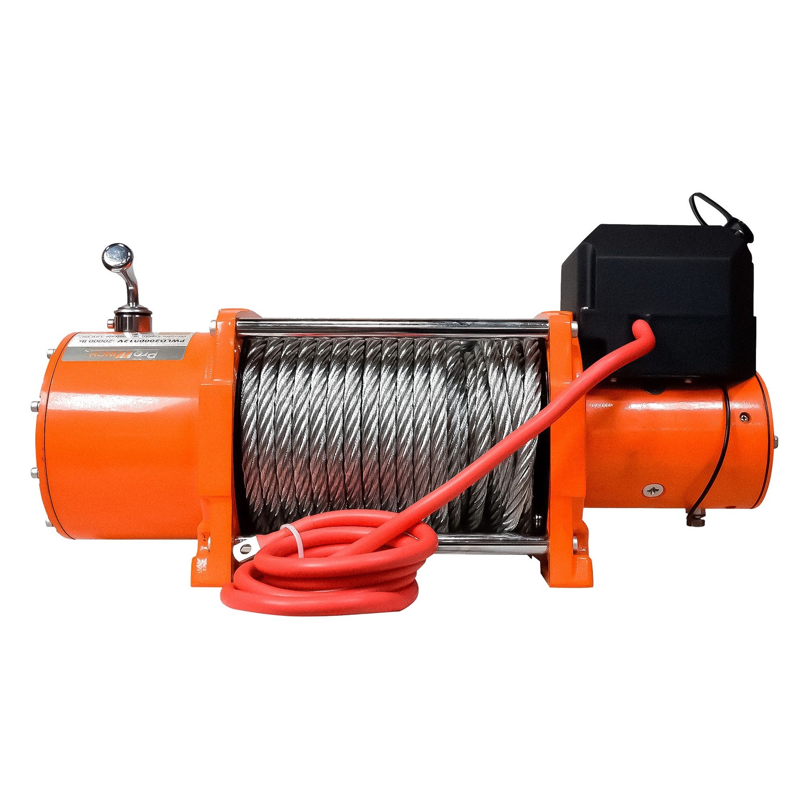 20000 lbs Electric Waterproof Winch Wire Rope 24V
