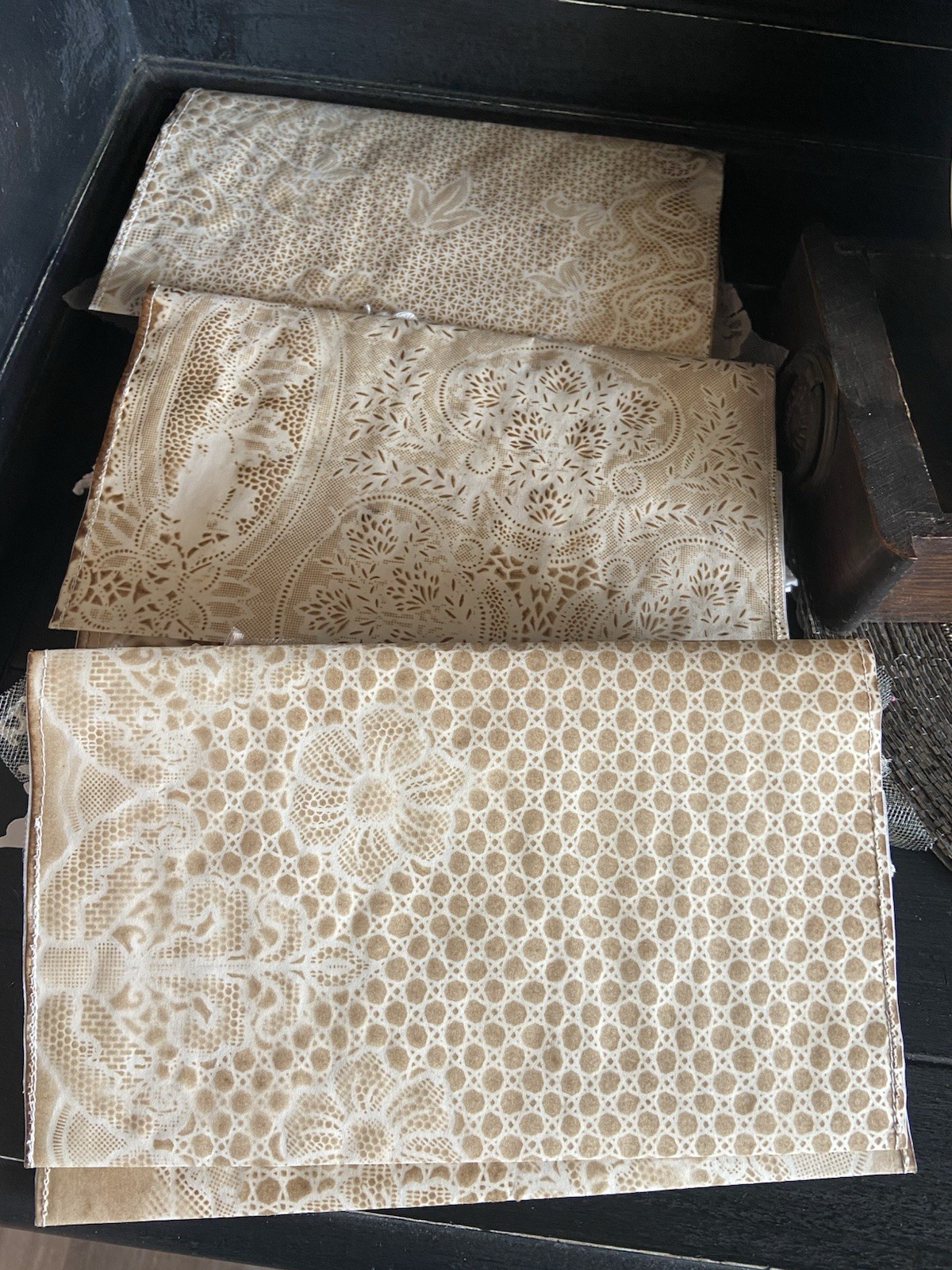 Love Letter Junk Journal Pouch Lot Of 7 Handmade Shabby Chic