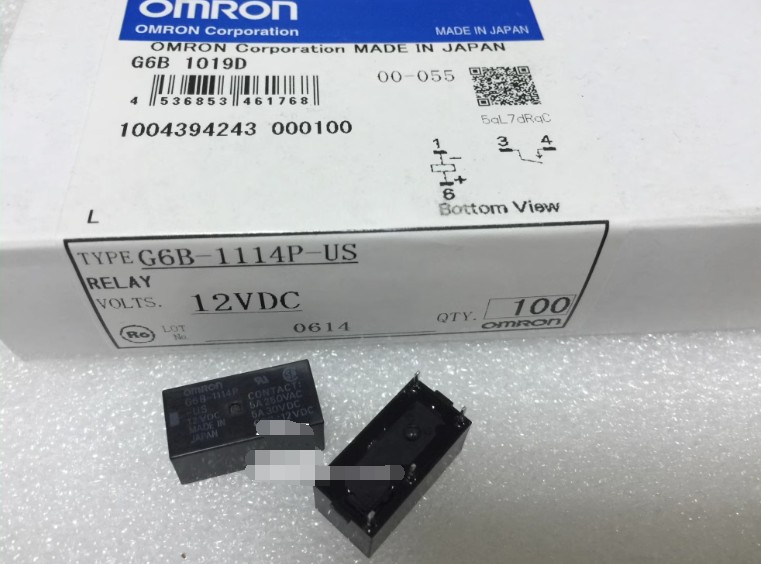 10PCS G6B-1114P-US New Omron 12VDC Relays G6B1114PUS