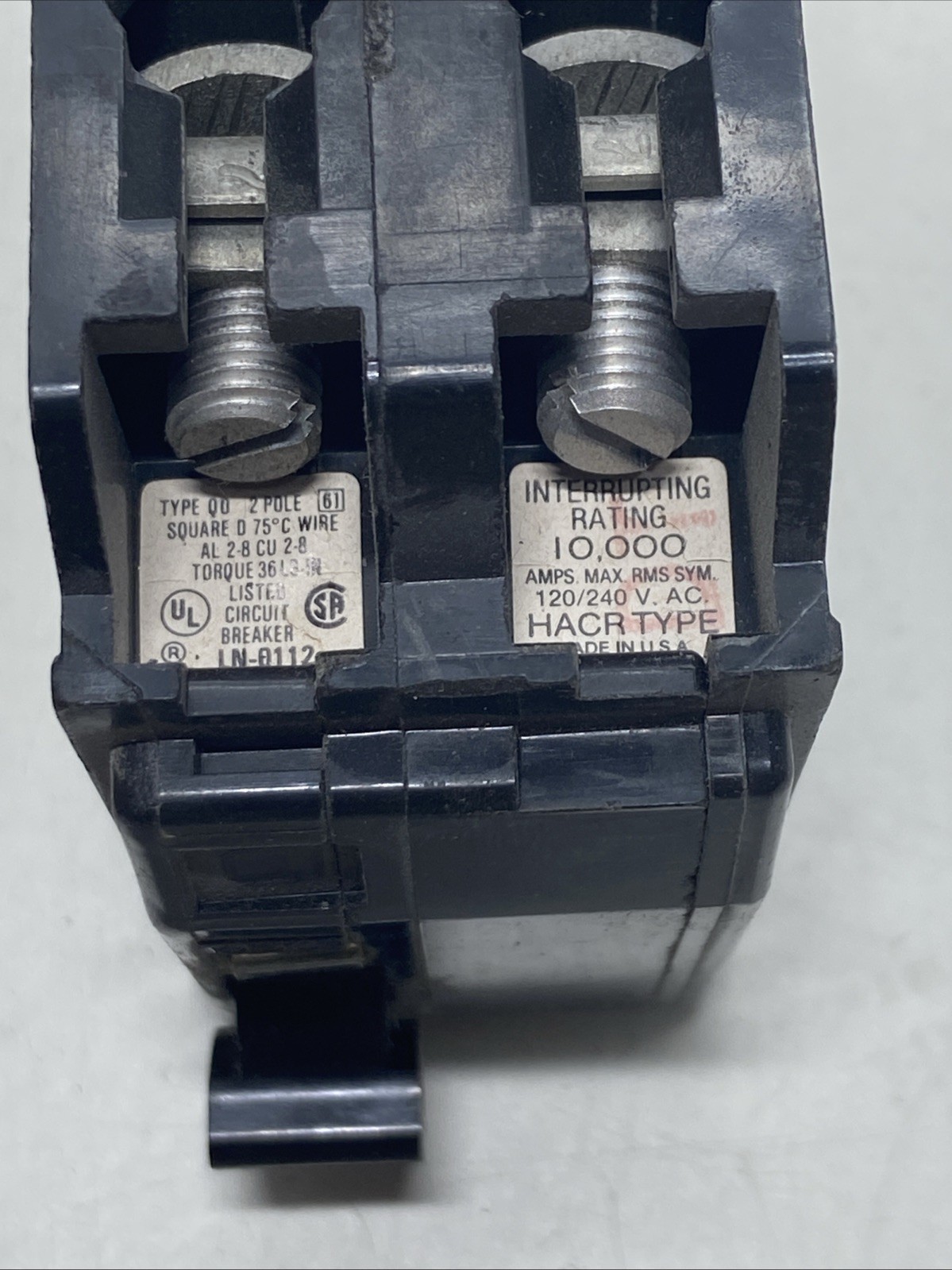 Square D QO260 2-Pole 60-Amp 120/240V Plug-In Circuit Breaker