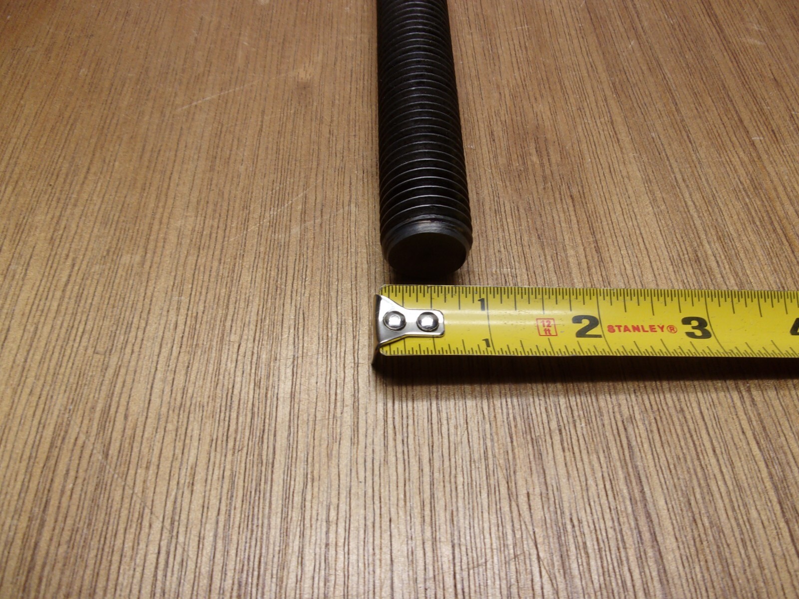 7/8-9 X 12″ Fully Threaded Rod Plain Carbon Steel All Thread Right Hand