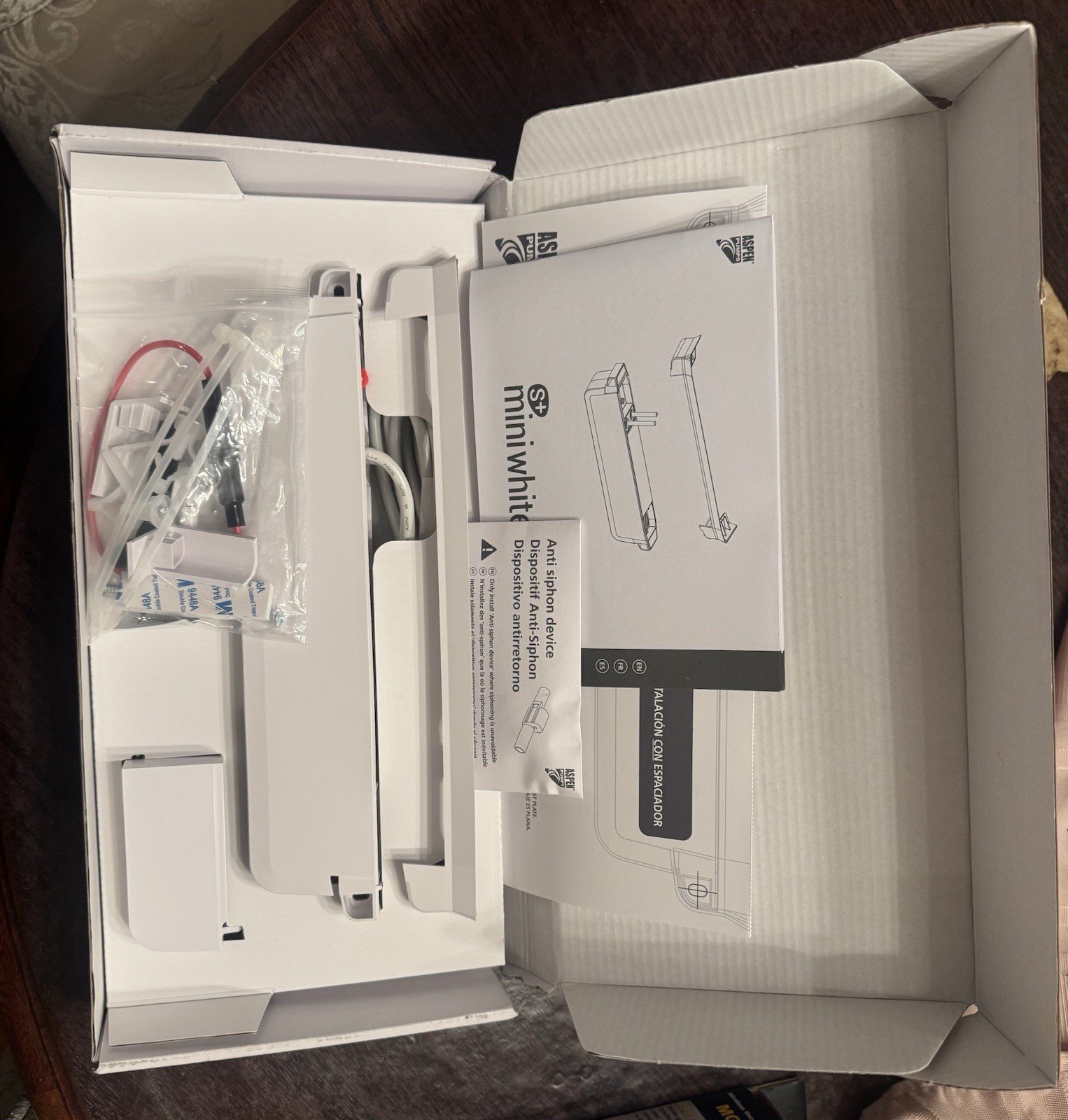 Aspen Pumps 83939 Mini White Univolt Condensate Pump Kit 100-250V
