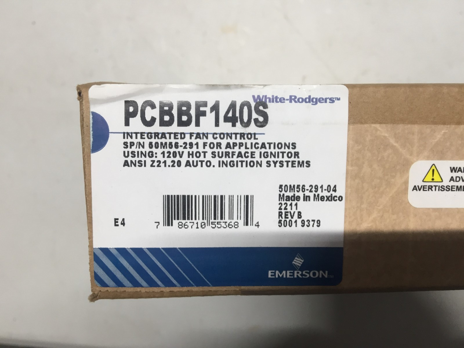 NEW White-Rodgers 50M56-291-04 Furnace Control Board for Goodman PCBBF140S