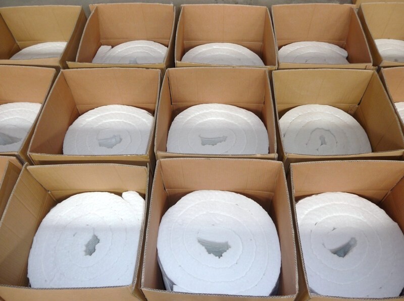 Ceramic Fiber Blanket – 1″ x 24″ x 25′ ,2300F/8# Factory Direct Sale