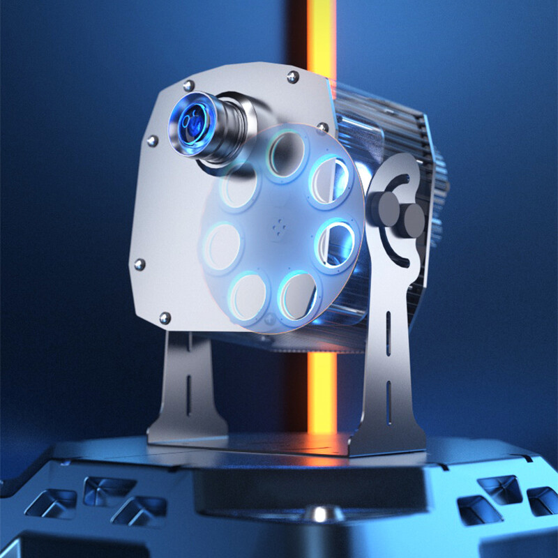 60W 600W Custom 7 Logo Waterproof Auto Switch Rotate LED GOBO Projector Light