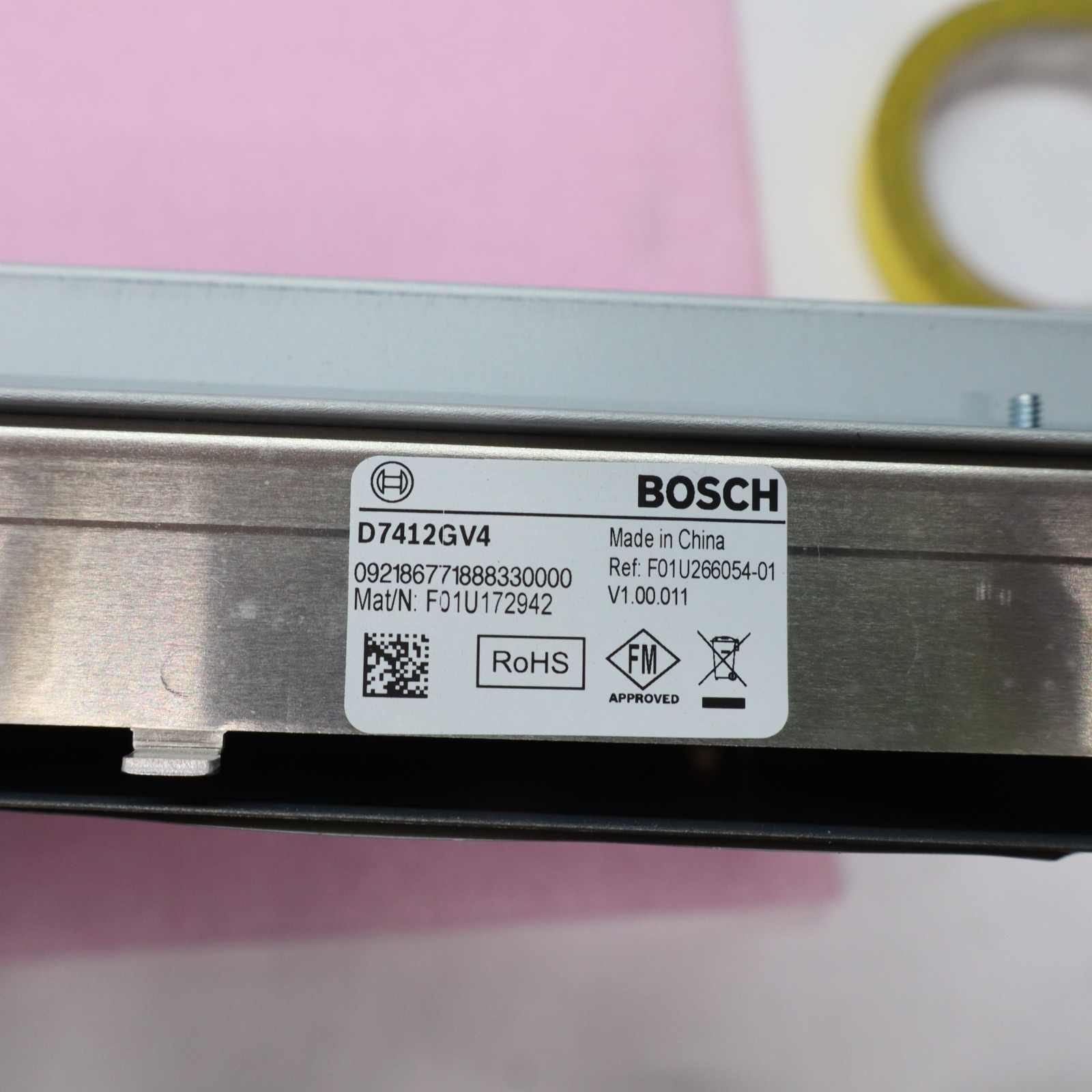 Bosch D7412GV4 GV4 Alarm Control Panel Communicator w/ Enclosure T5-E18