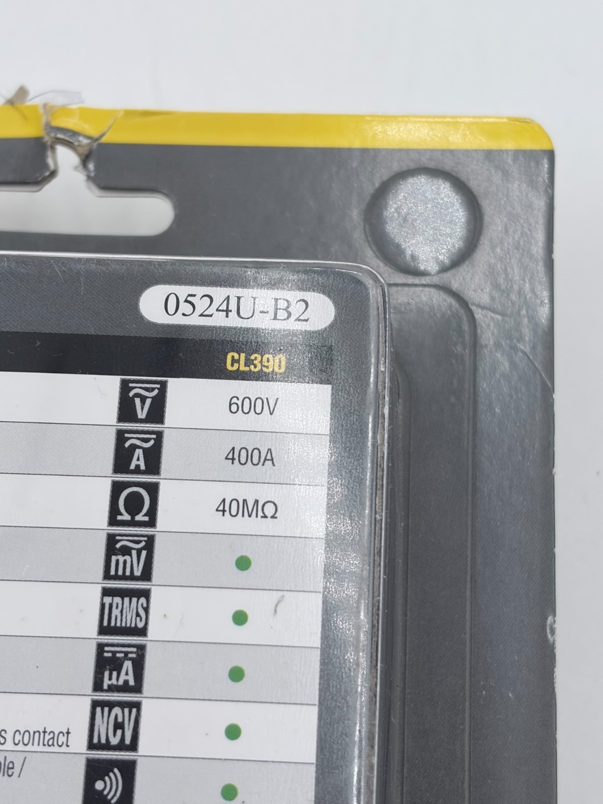 New Klein Tools 400A AC Auto-ranging TRMS Clamp Meter Multimeter CL390