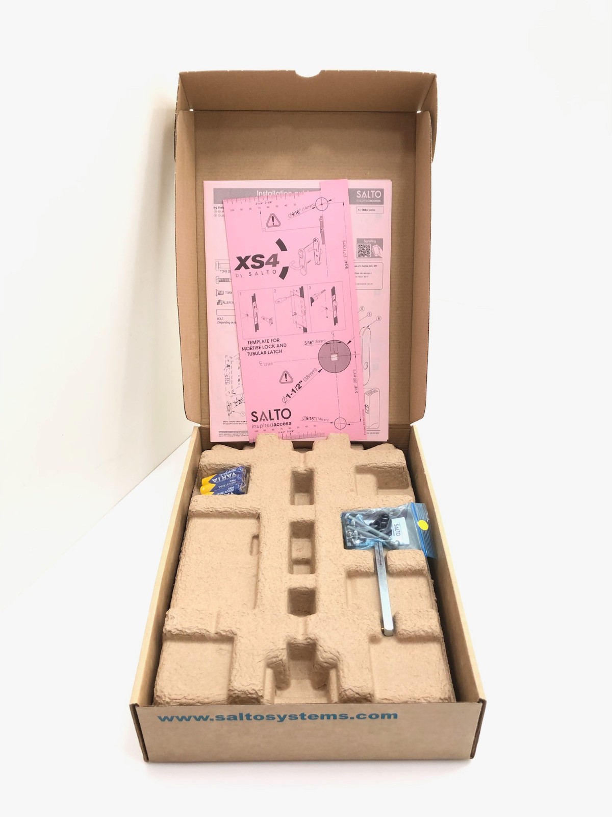 NEW Salto AM650A00IMB48 XS4 Original+ ANSI Escutcheon RF Reader Doorhandle Set