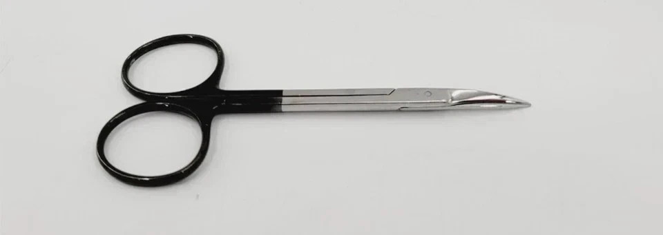 V. Mueller OP5540-S Supercut Iris Scissors Curved Black 4-1/2″ SET OF 5 PCS
