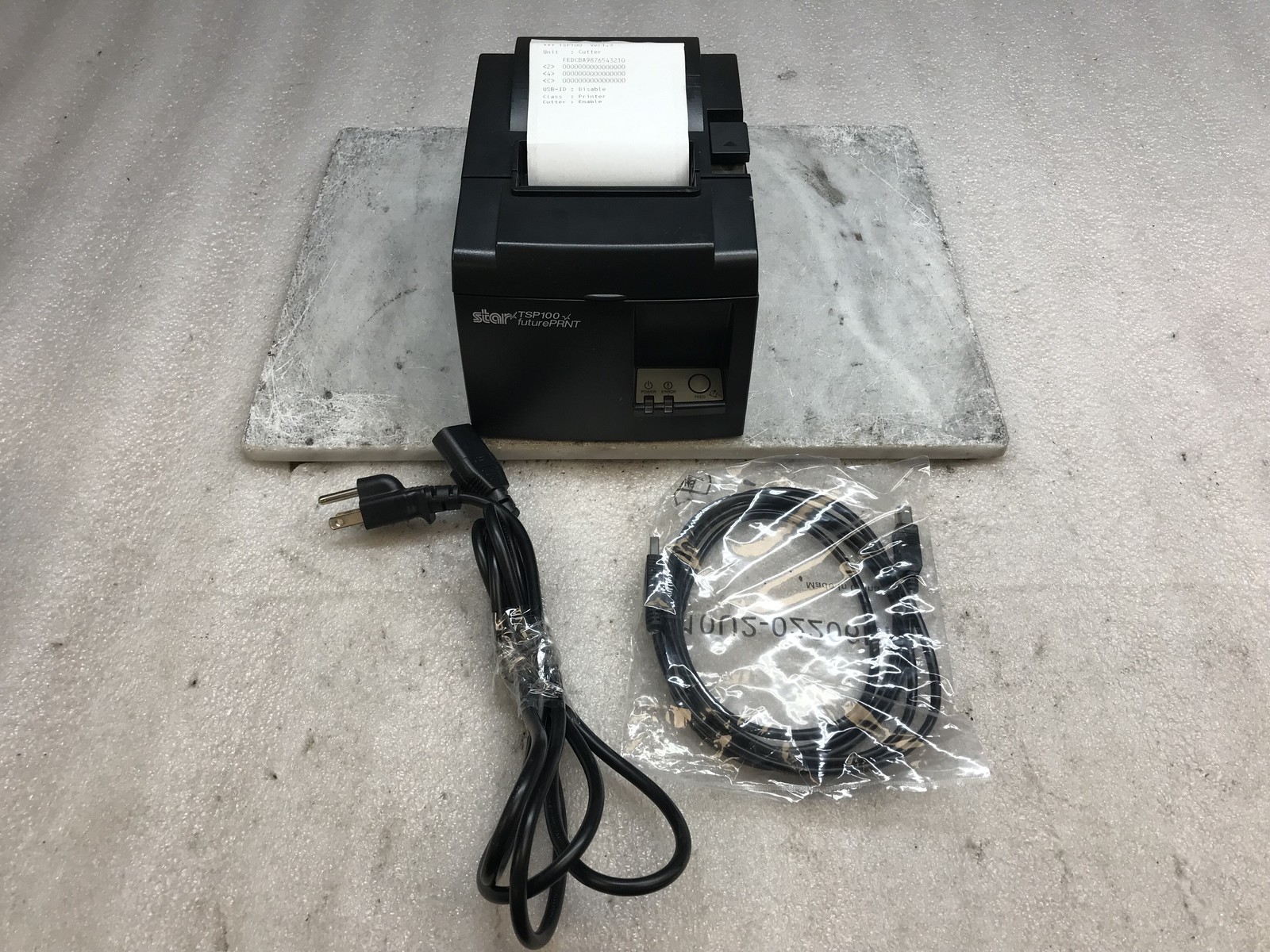 Star Micronics TSP100 TSP143U Thermal Receipt Printer -USB and Power Cable Inc