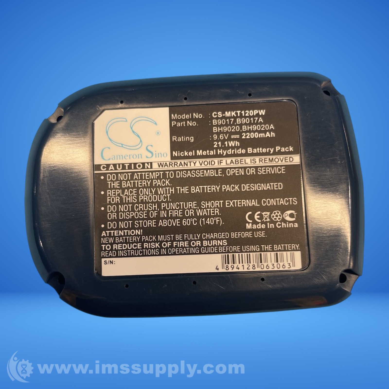 Cameron Sino CS-MKT120PW Ni-MH Battery FNIP