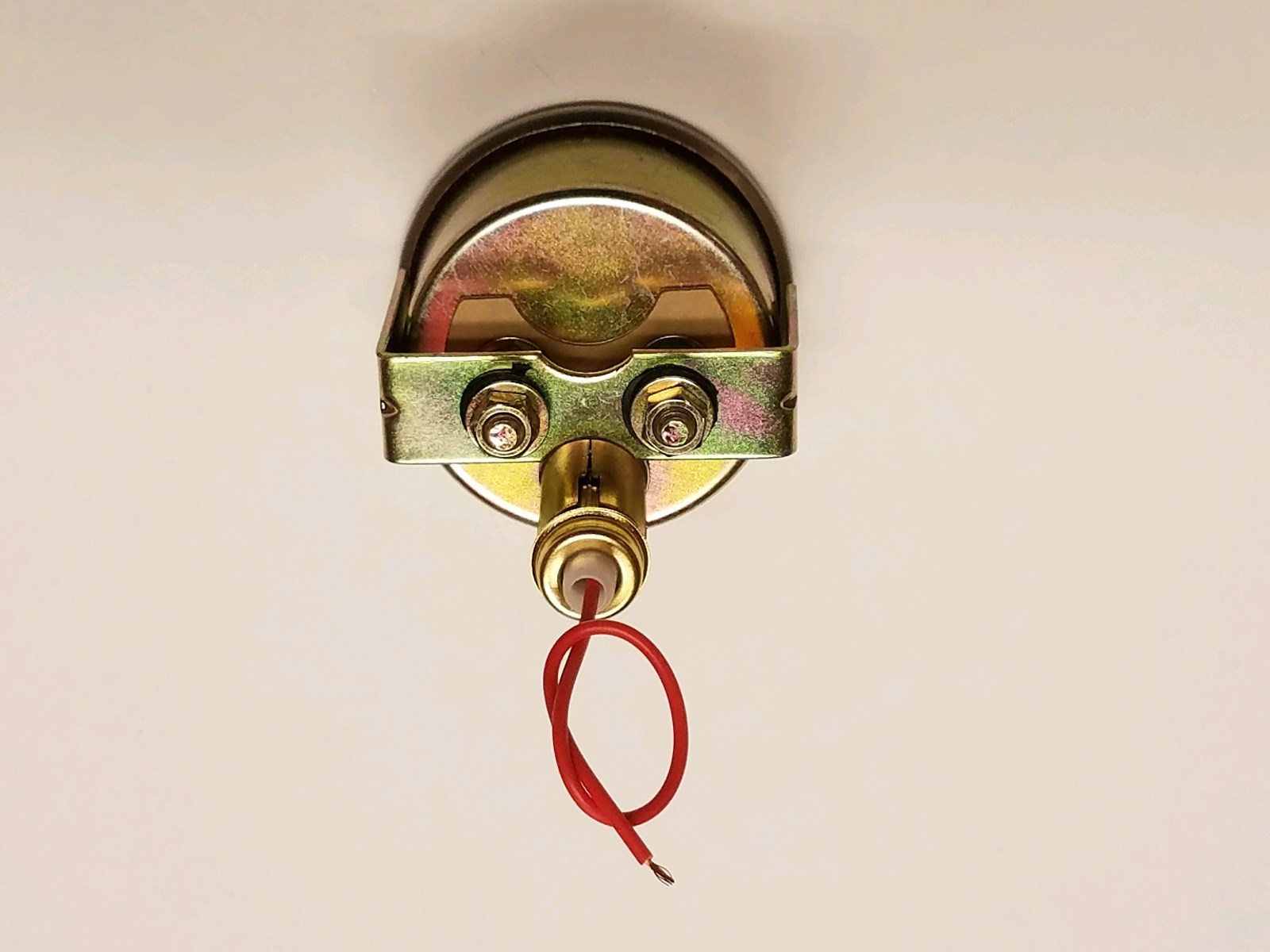 New TRACTOR Oil Amp Temperature Gauge Set W/ CHROME BEZEL for MANY Brands 2″