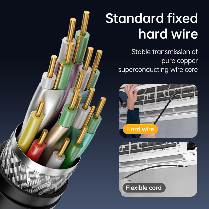 KERUI 8LED IP67 Borescope Camera 1M Flexible Cable 1080P HD 4.3 Inch Display