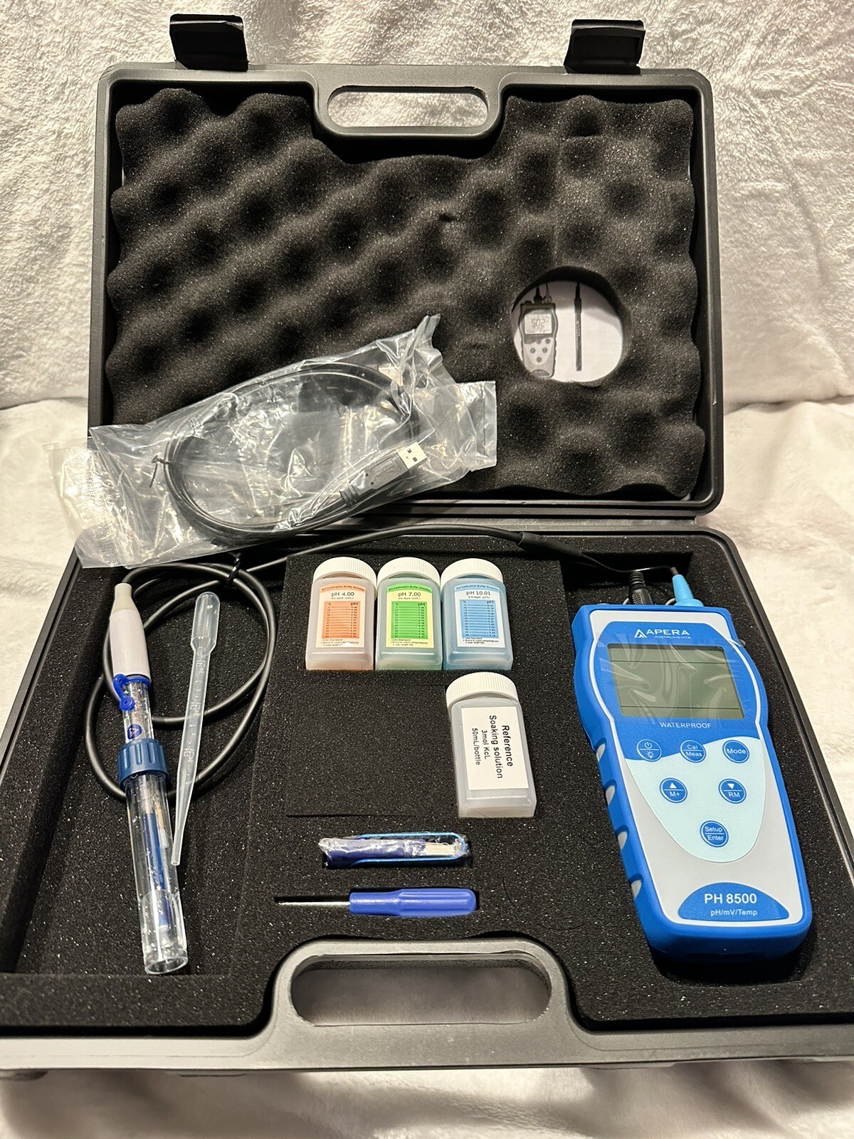 Apera PH8500-BR Portable pH Meter for Beverage Making with LabSen pH Electrode