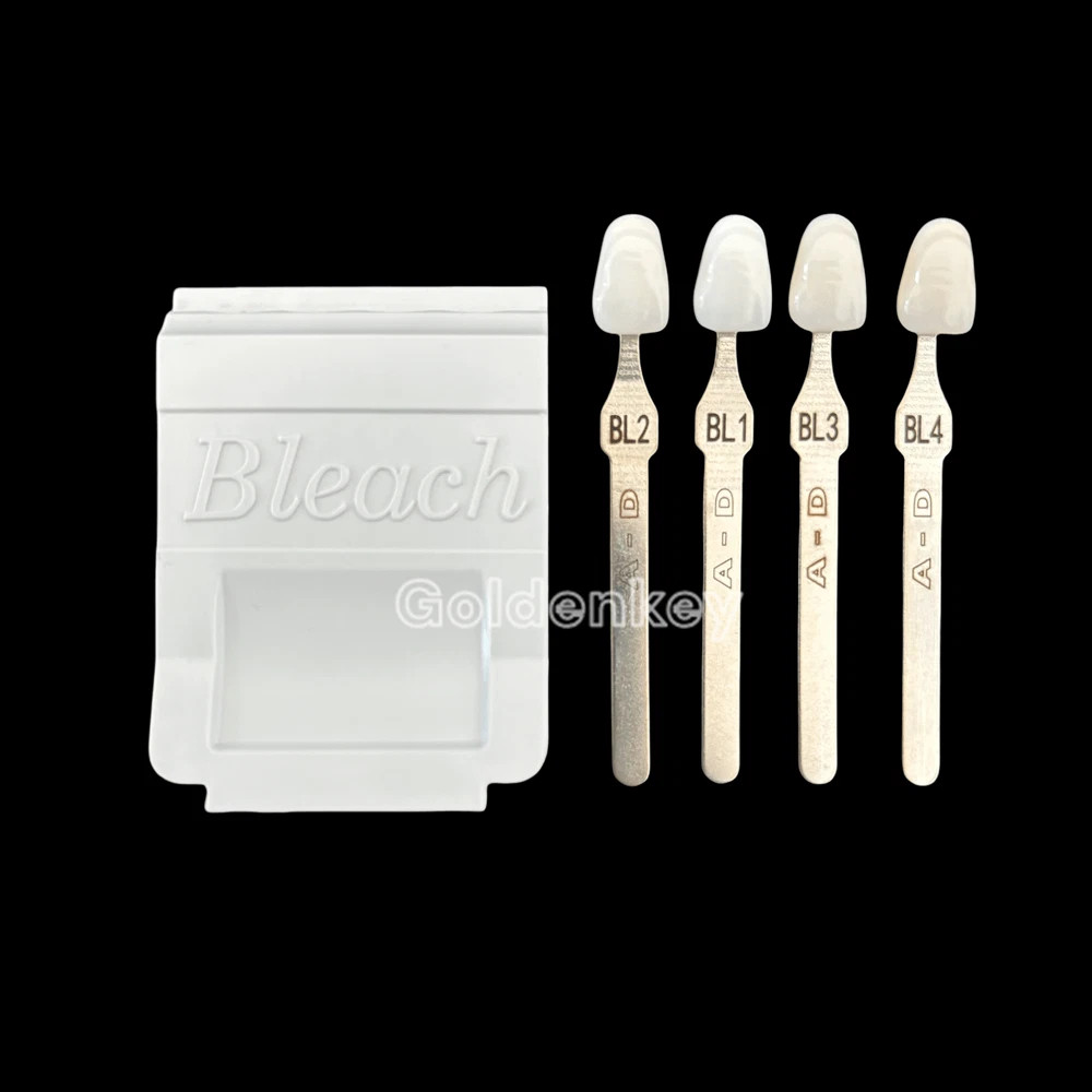 Dental Bleach Shade Guide BL1 4Colors Bleached Chart Teeth Based Vita US STOCK