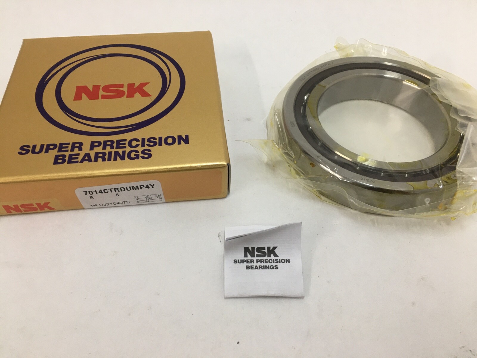 NSK 7014CTRSUMP4Y Angular Bearing 70x110x20 mm 7014 CTR DUM P4Y England