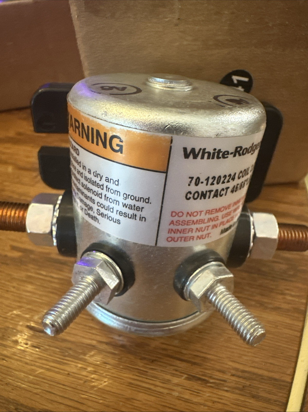 White Rodgers 70-120224 Contactor Solenoid, SPNO, 36 VDC Isolated Coil, Continuo